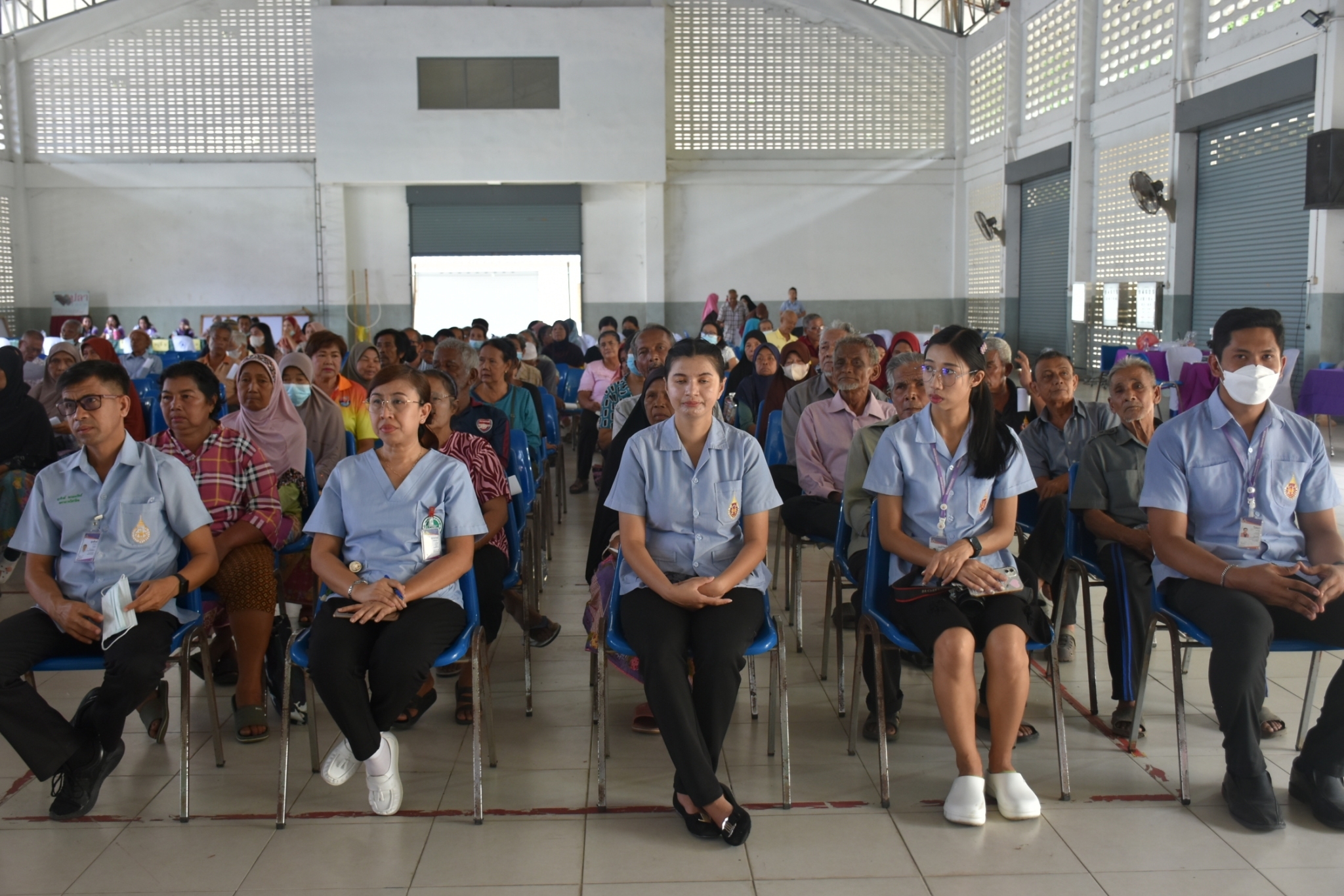 โครงการตรวจวัดและคัดกรองโรคตา หรือความบกพร่องทางการมองเห็นของกลุ่มผู้สูงอายุตำบลโพธิ์ทอง